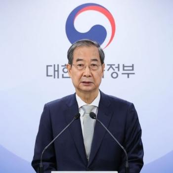 한덕수 정치인 만나기 이미지